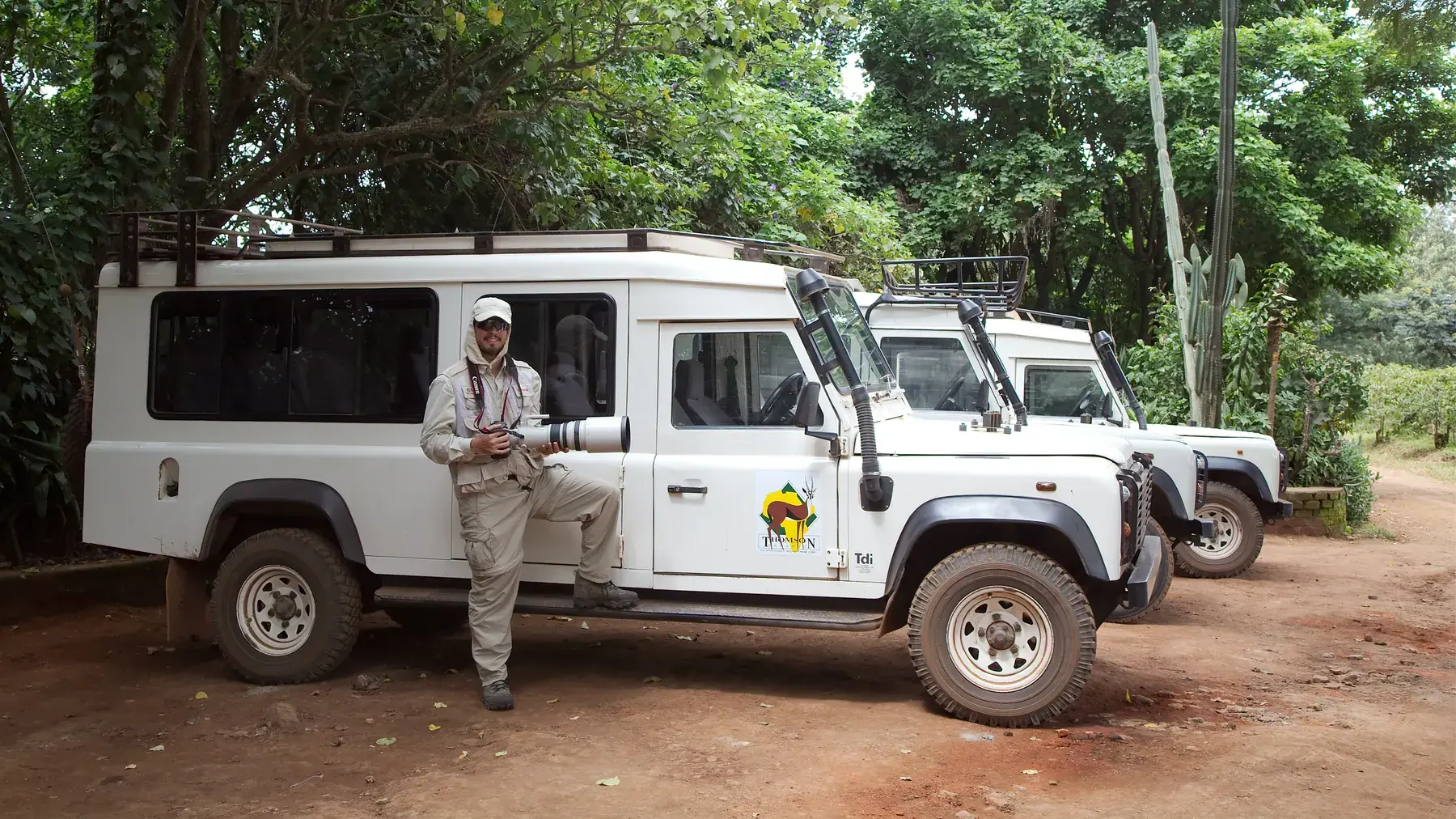 Cris and the 500 f/4L from Tanzania Photographic Safari