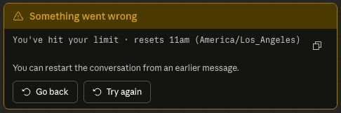 Claude Max token limit message