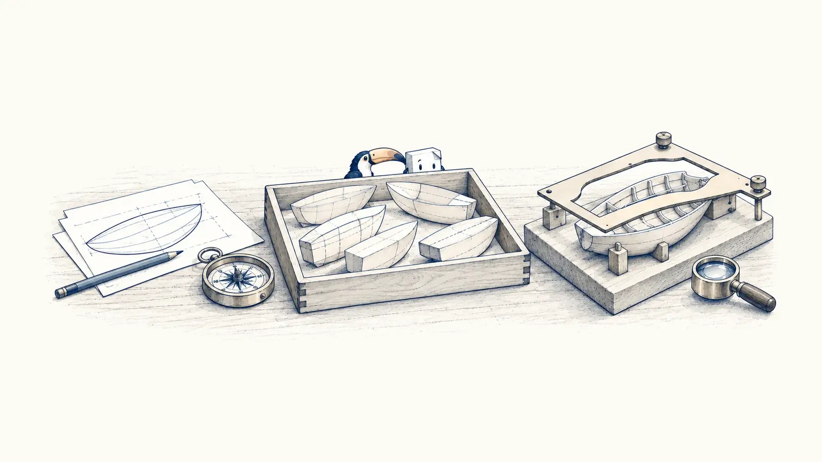 Plans and navigation tools frame a set of generated variations awaiting final inspection.